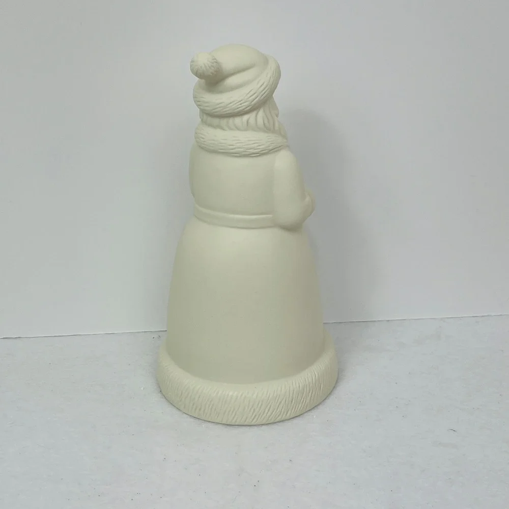 Lenox All is Bright Santa Figurine Light Up Ivory Porcelain Gold Letter E 863052